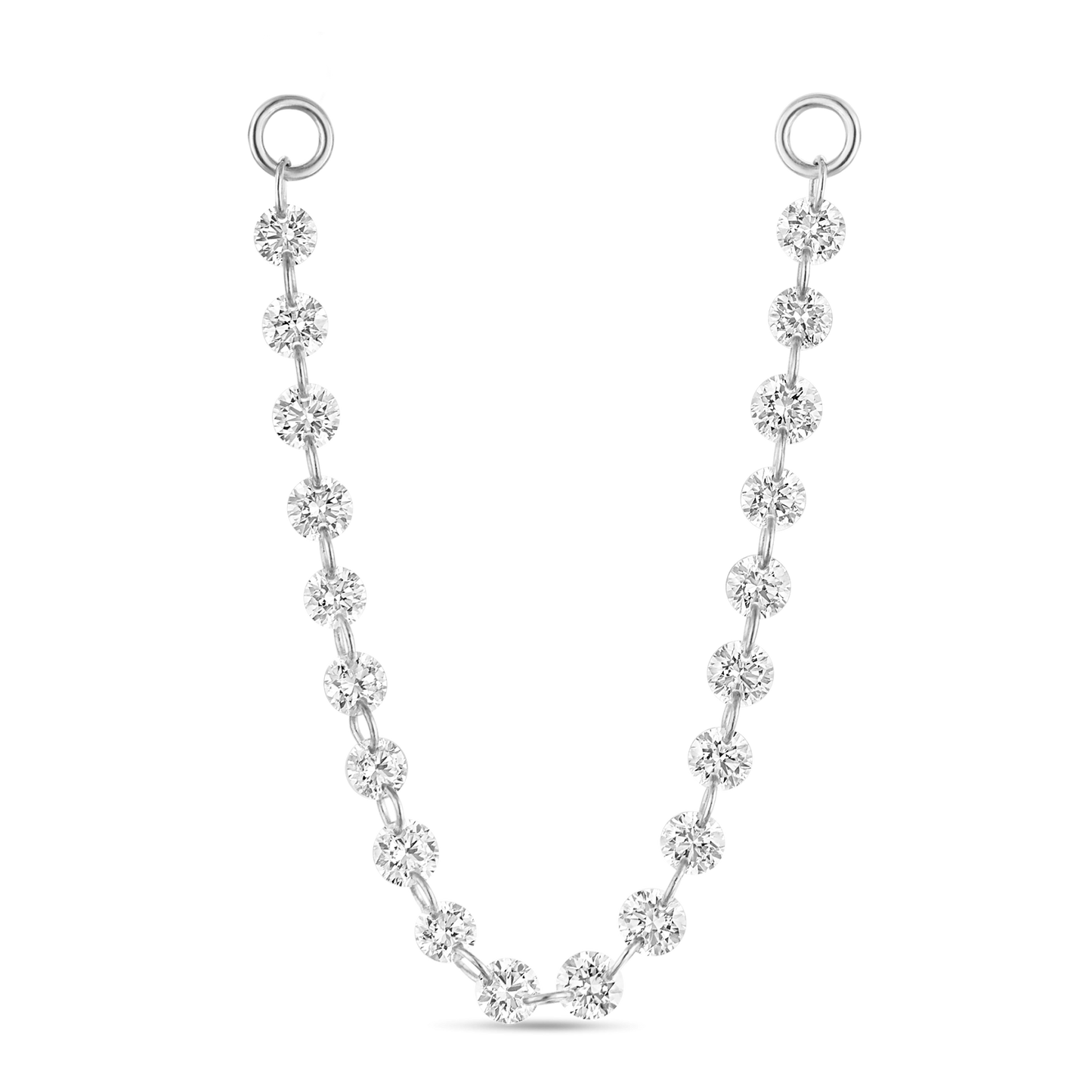 Floating Diamond Connecting Charm