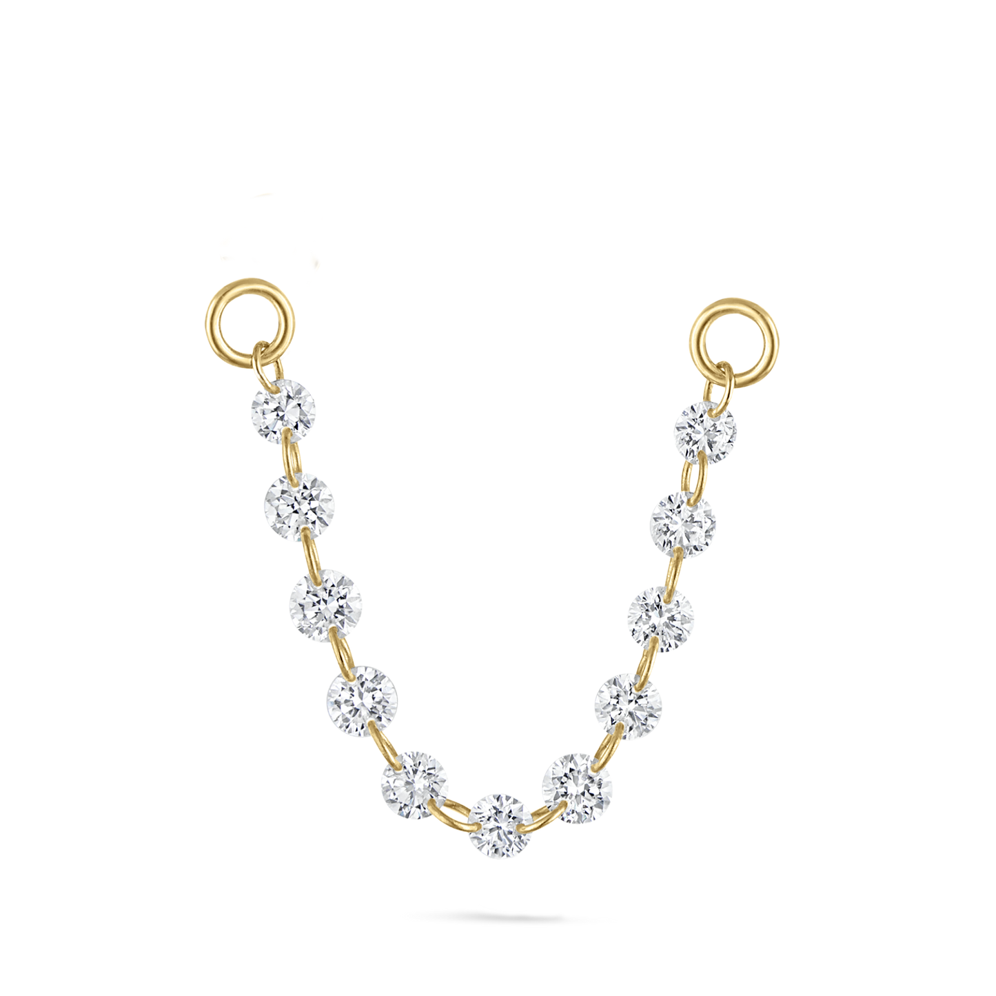 Floating Diamond Connecting Charm