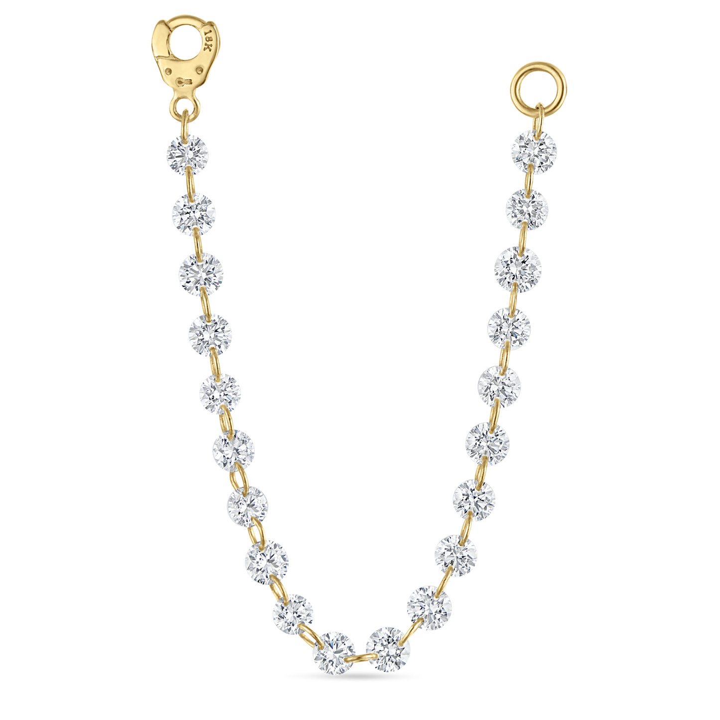 Floating Diamond Connecting Charm