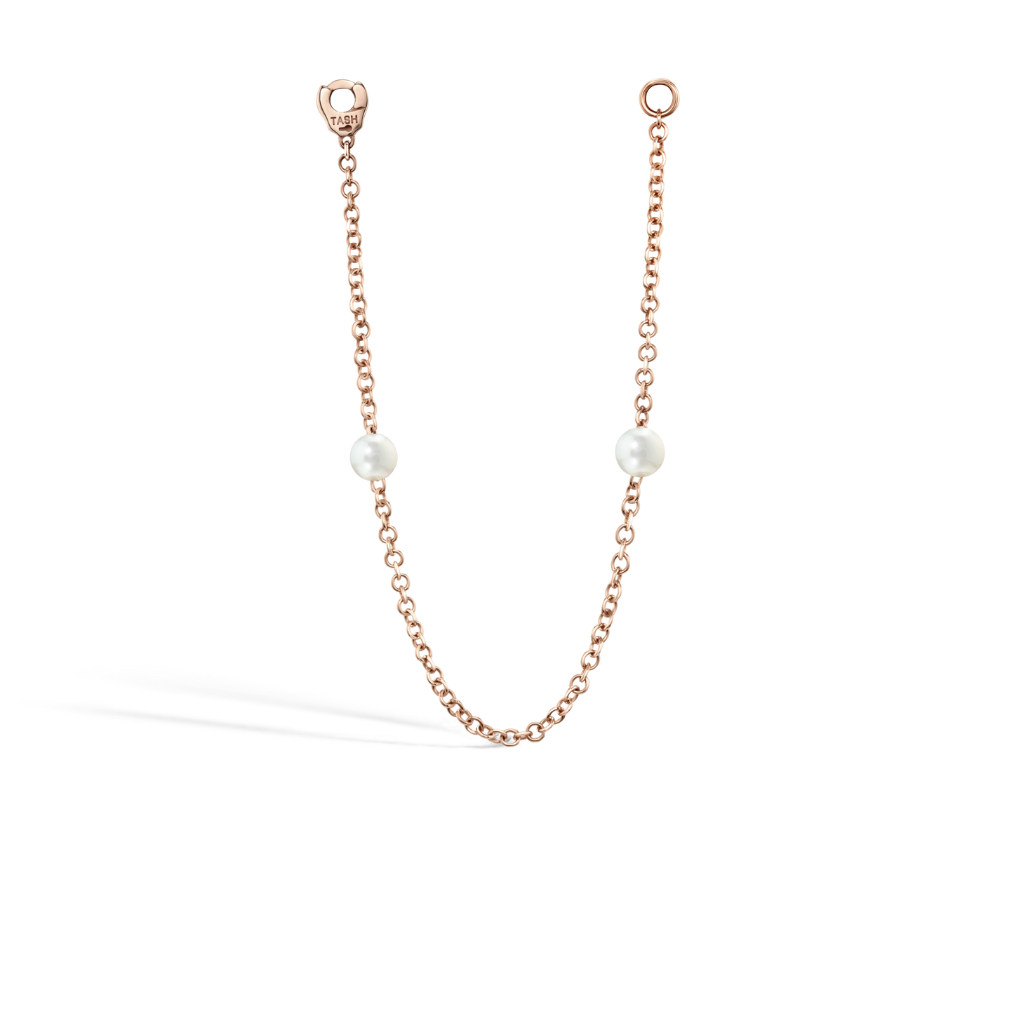 Double Pearl Chain Connecting Charm