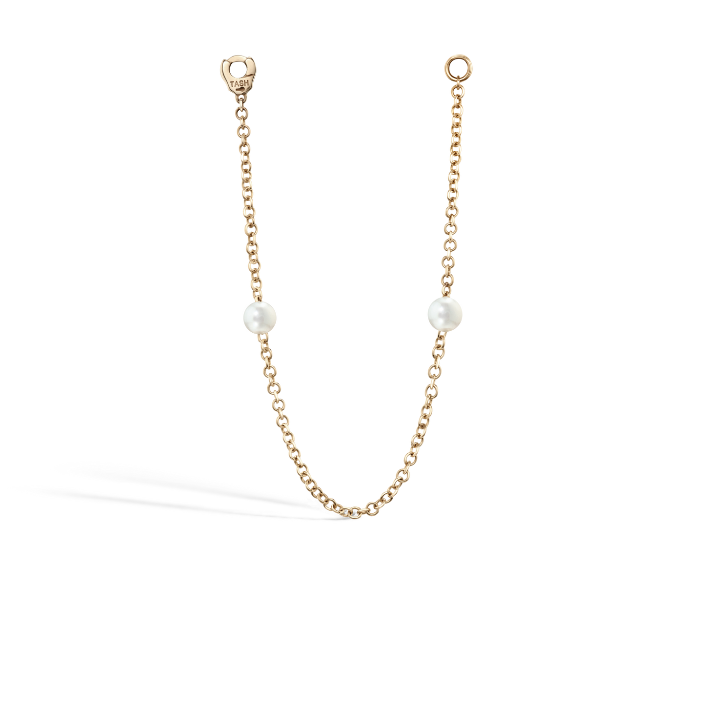 Double Pearl Chain Connecting Charm