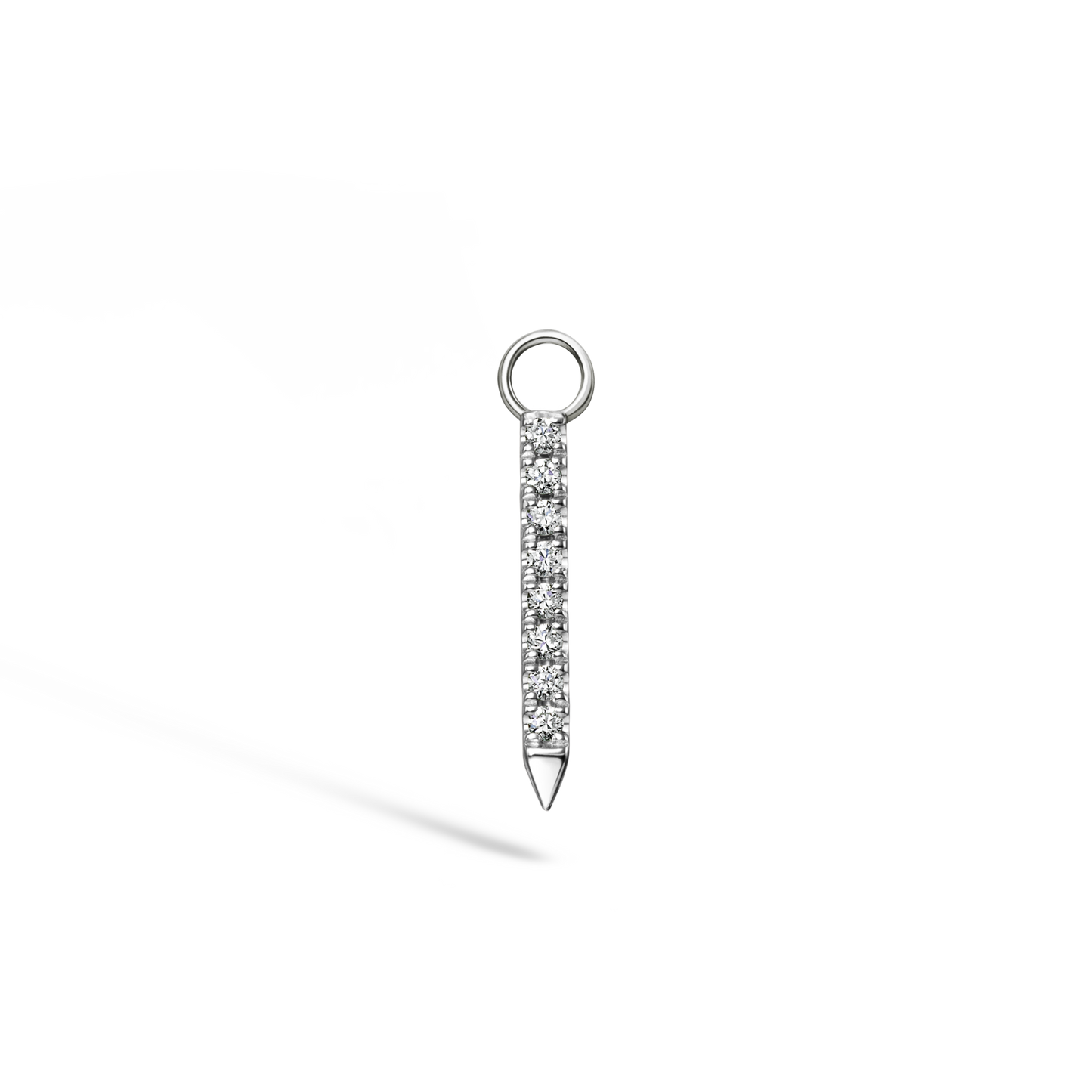 Diamond and Sapphire Eternity Bar Charm