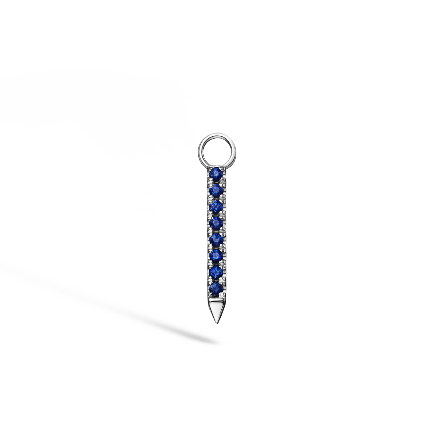 Diamond and Sapphire Eternity Bar Charm