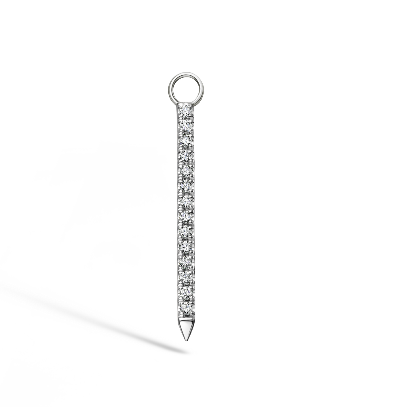 Diamond and Sapphire Eternity Bar Charm