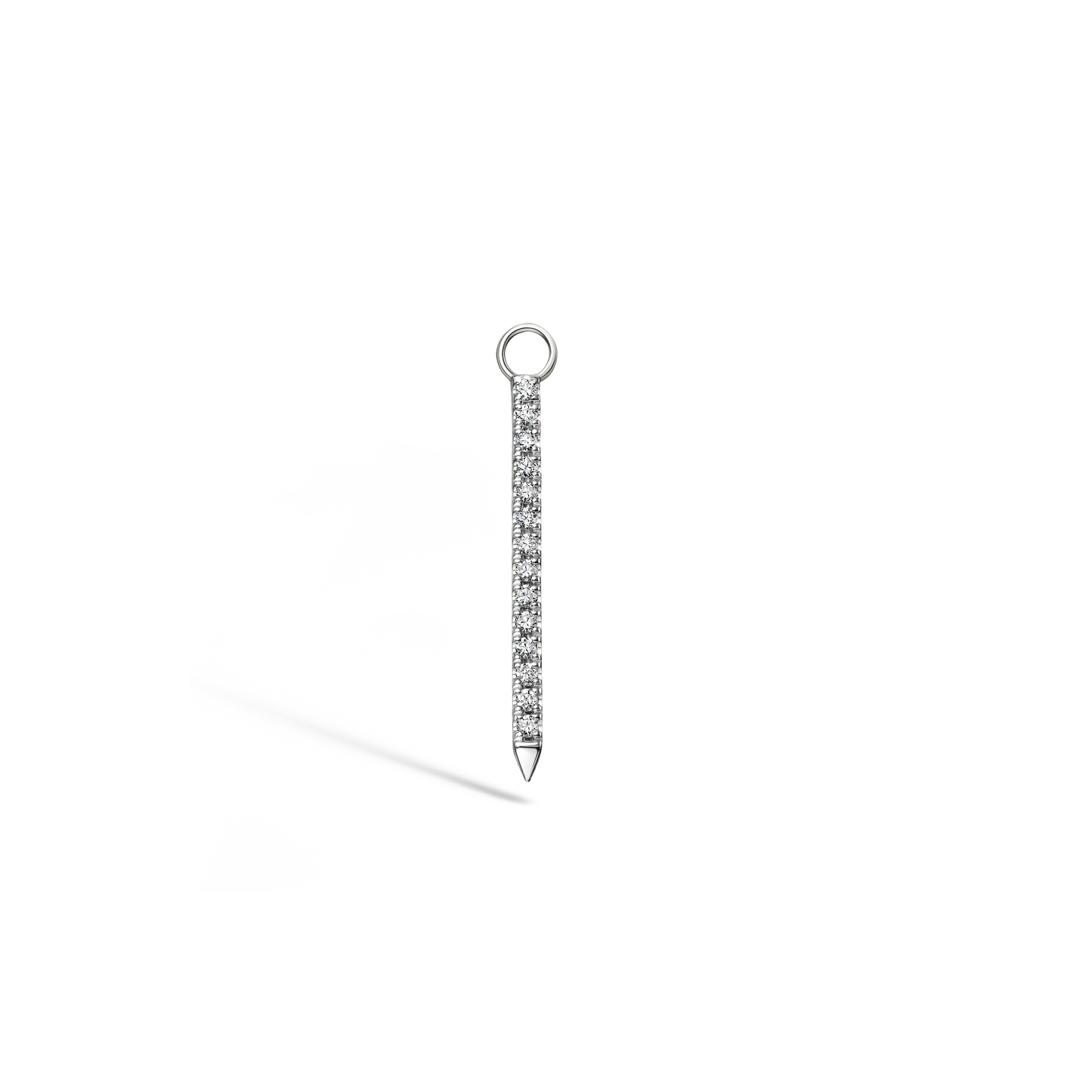 Diamond and Sapphire Eternity Bar Charm