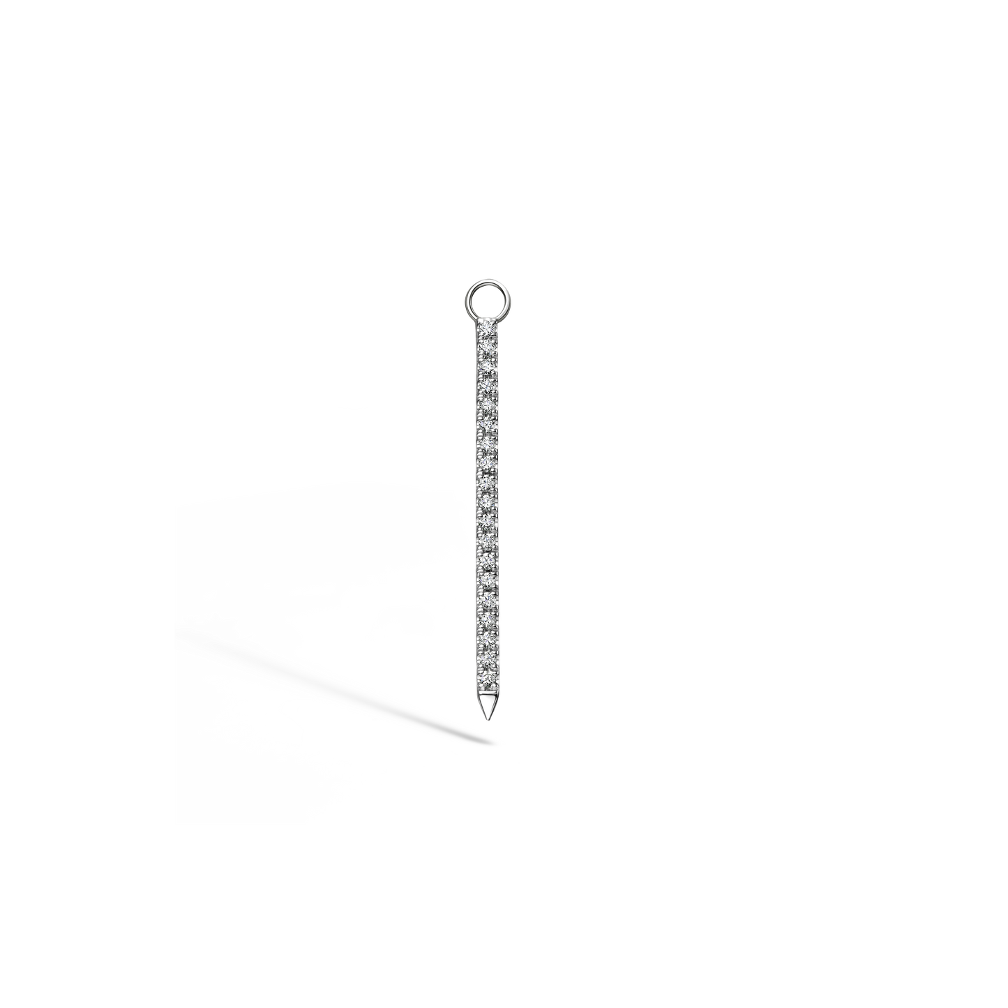 Diamond and Sapphire Eternity Bar Charm
