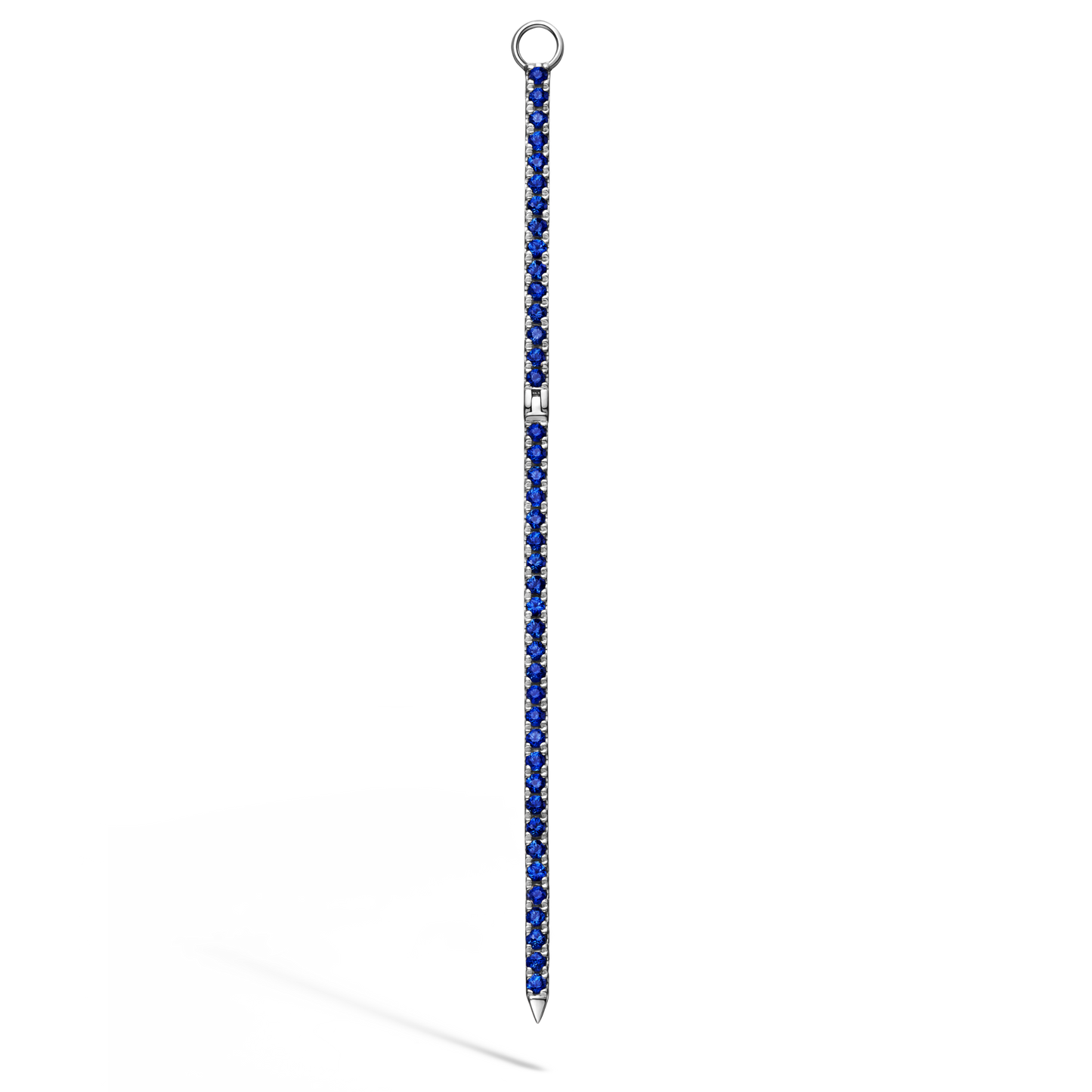 Diamond and Sapphire Eternity Bar Charm