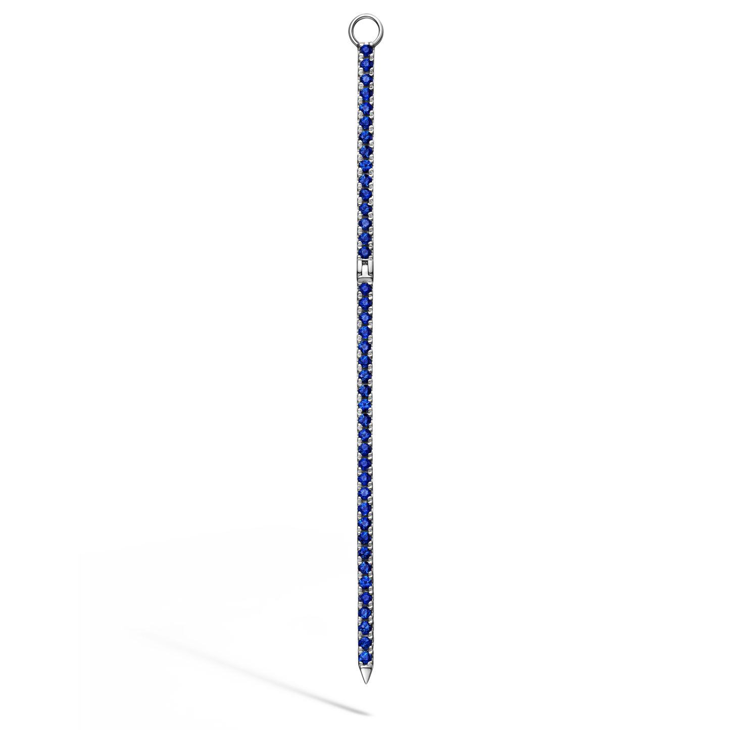Diamond and Sapphire Eternity Bar Charm