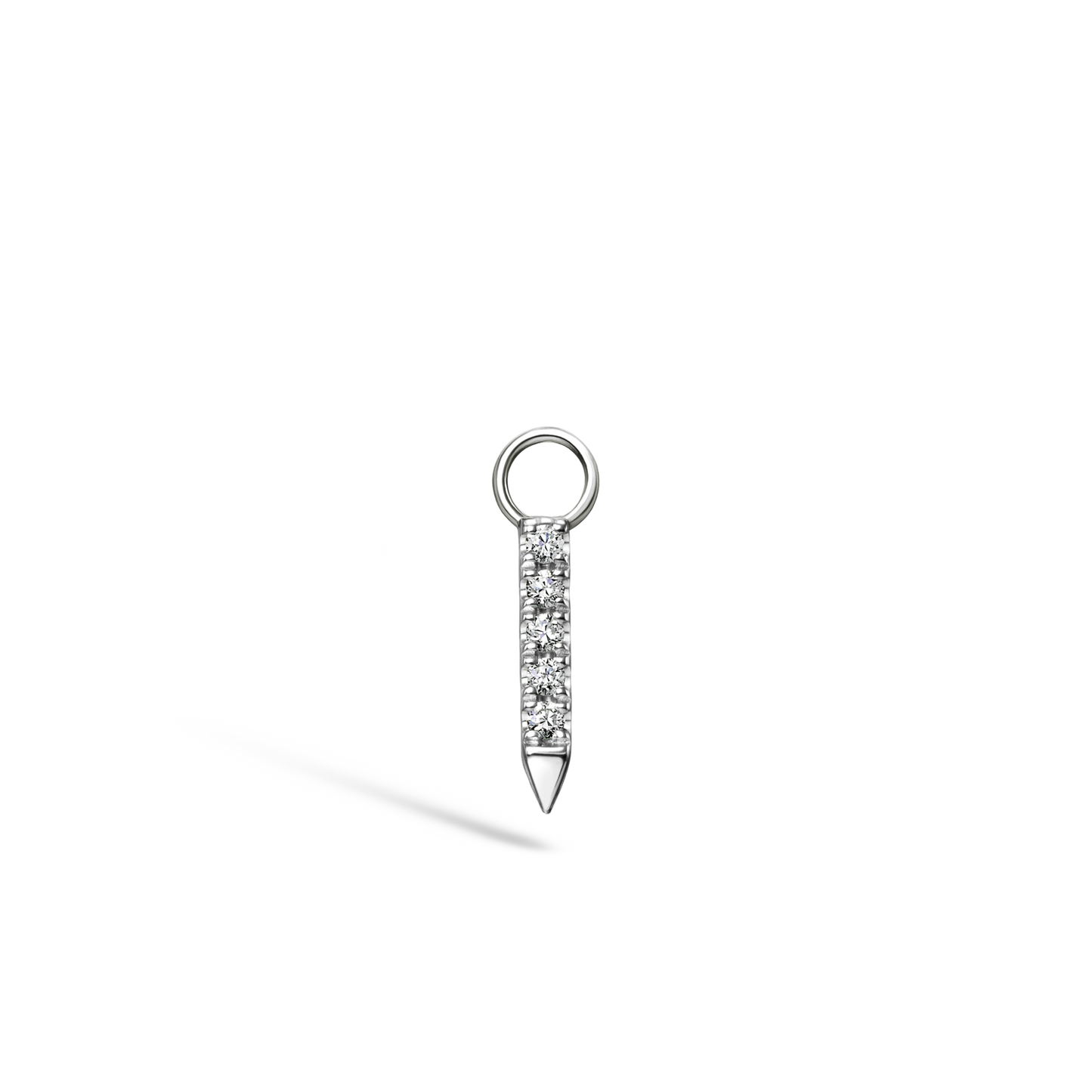 Diamond and Sapphire Eternity Bar Charm