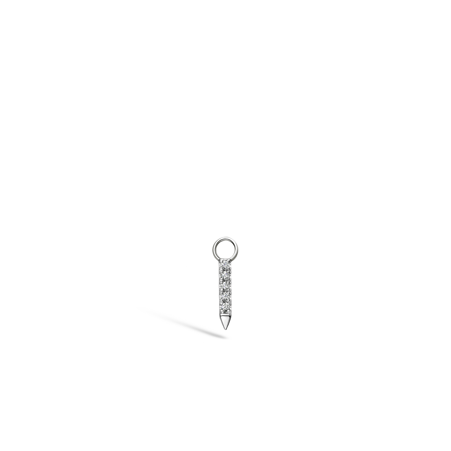 Diamond and Sapphire Eternity Bar Charm