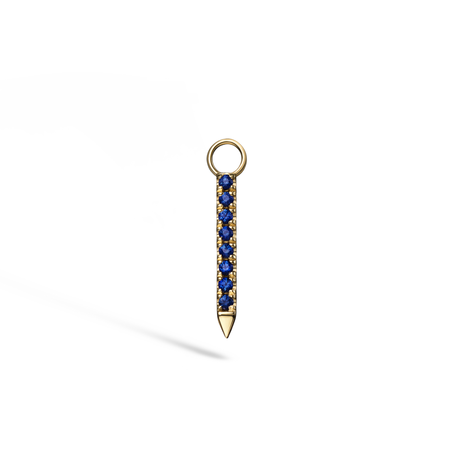 Diamond and Sapphire Eternity Bar Charm