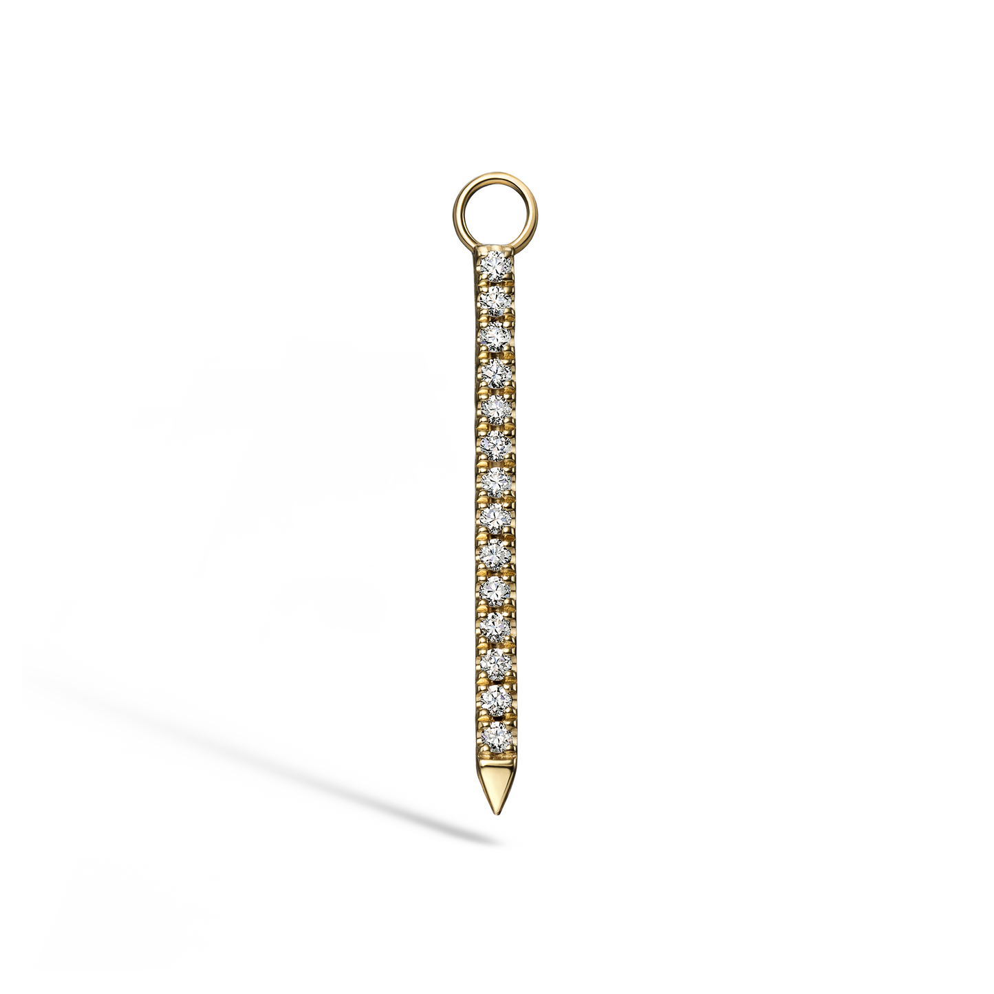 Diamond and Sapphire Eternity Bar Charm