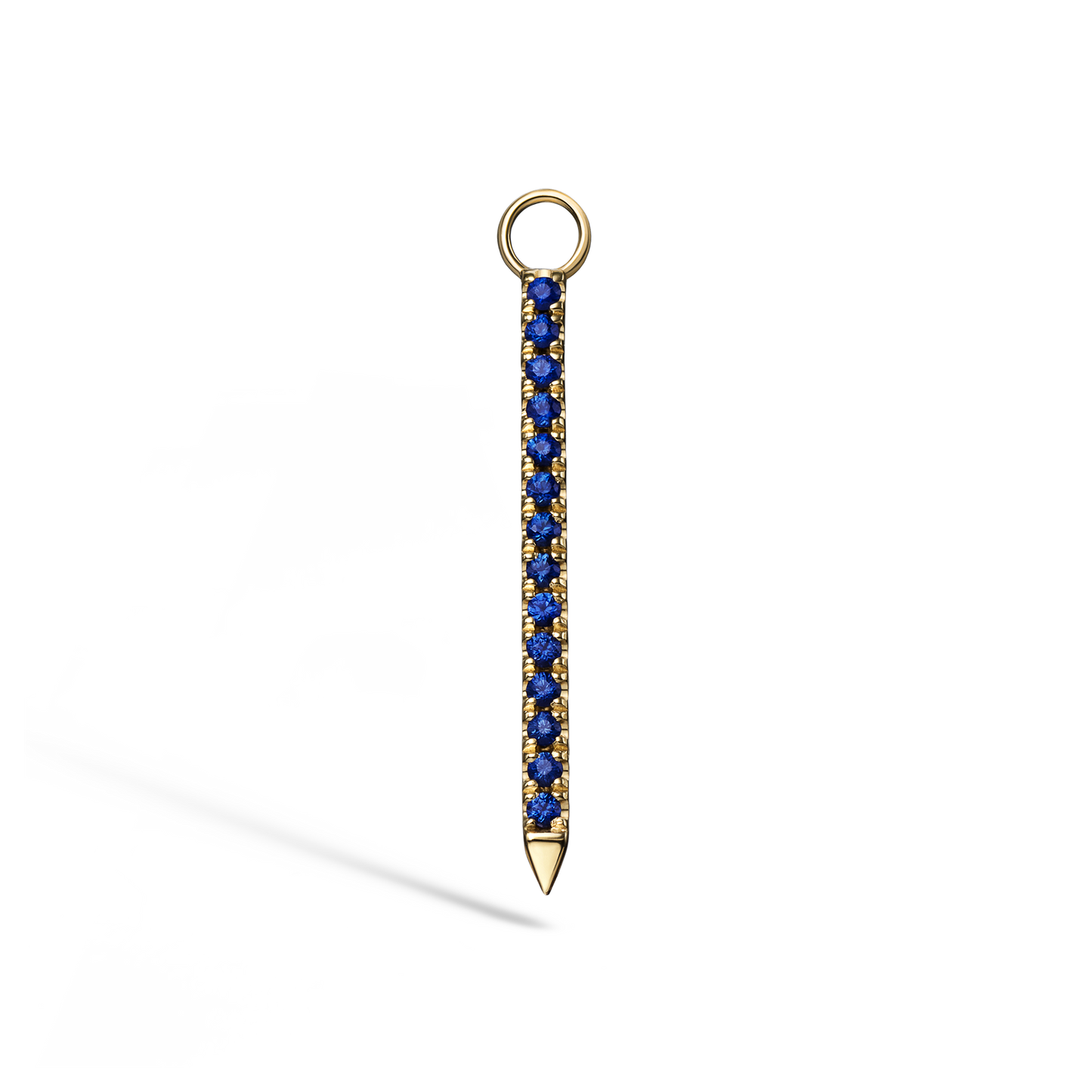 Diamond and Sapphire Eternity Bar Charm