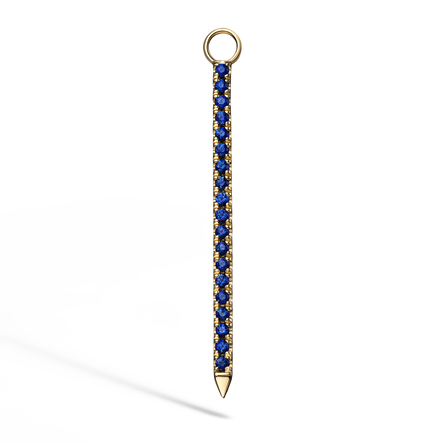 Diamond and Sapphire Eternity Bar Charm