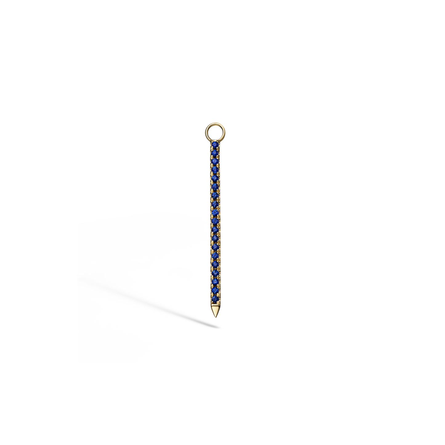 Diamond and Sapphire Eternity Bar Charm