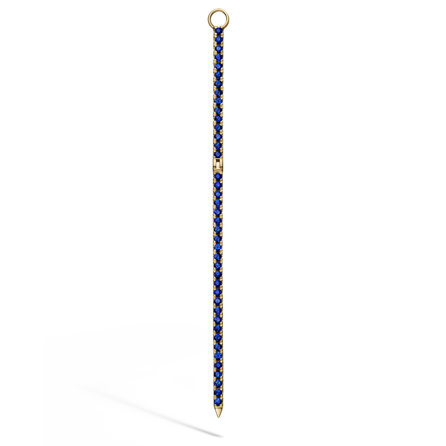 Diamond and Sapphire Eternity Bar Charm