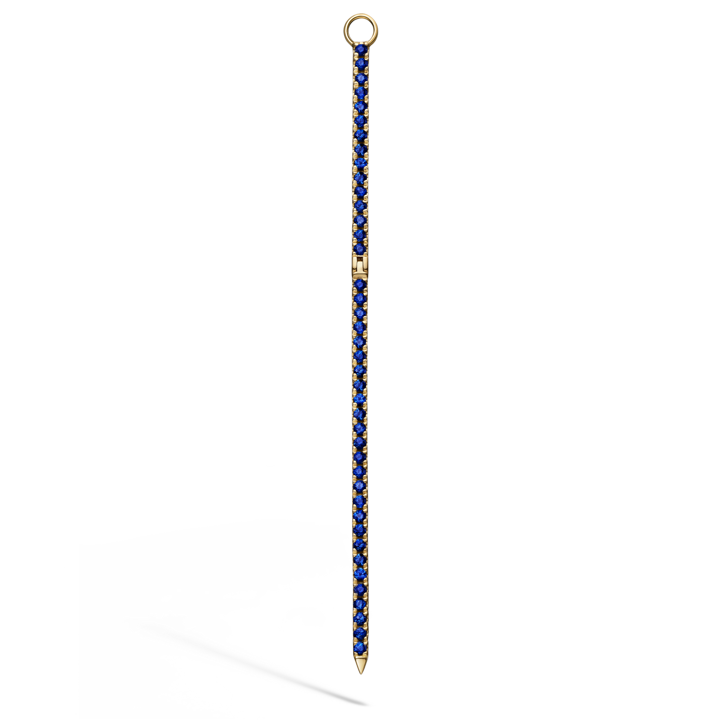 Diamond and Sapphire Eternity Bar Charm