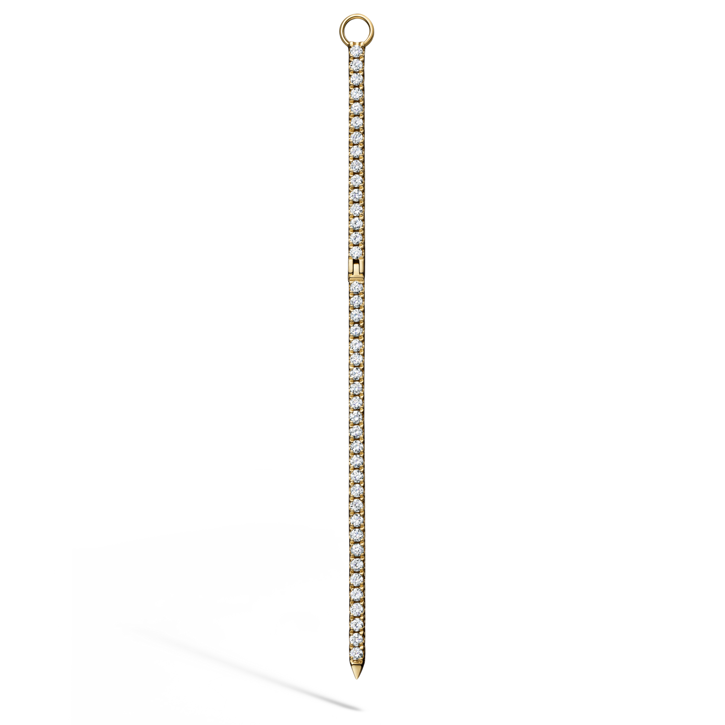 Diamond and Sapphire Eternity Bar Charm