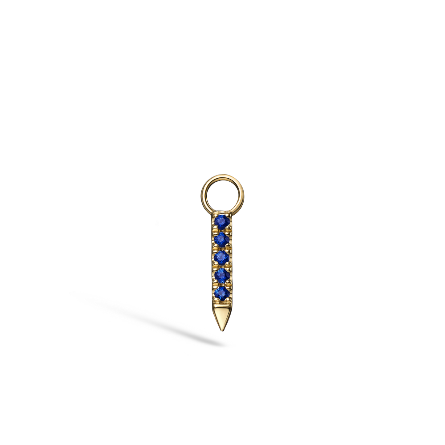 Diamond and Sapphire Eternity Bar Charm