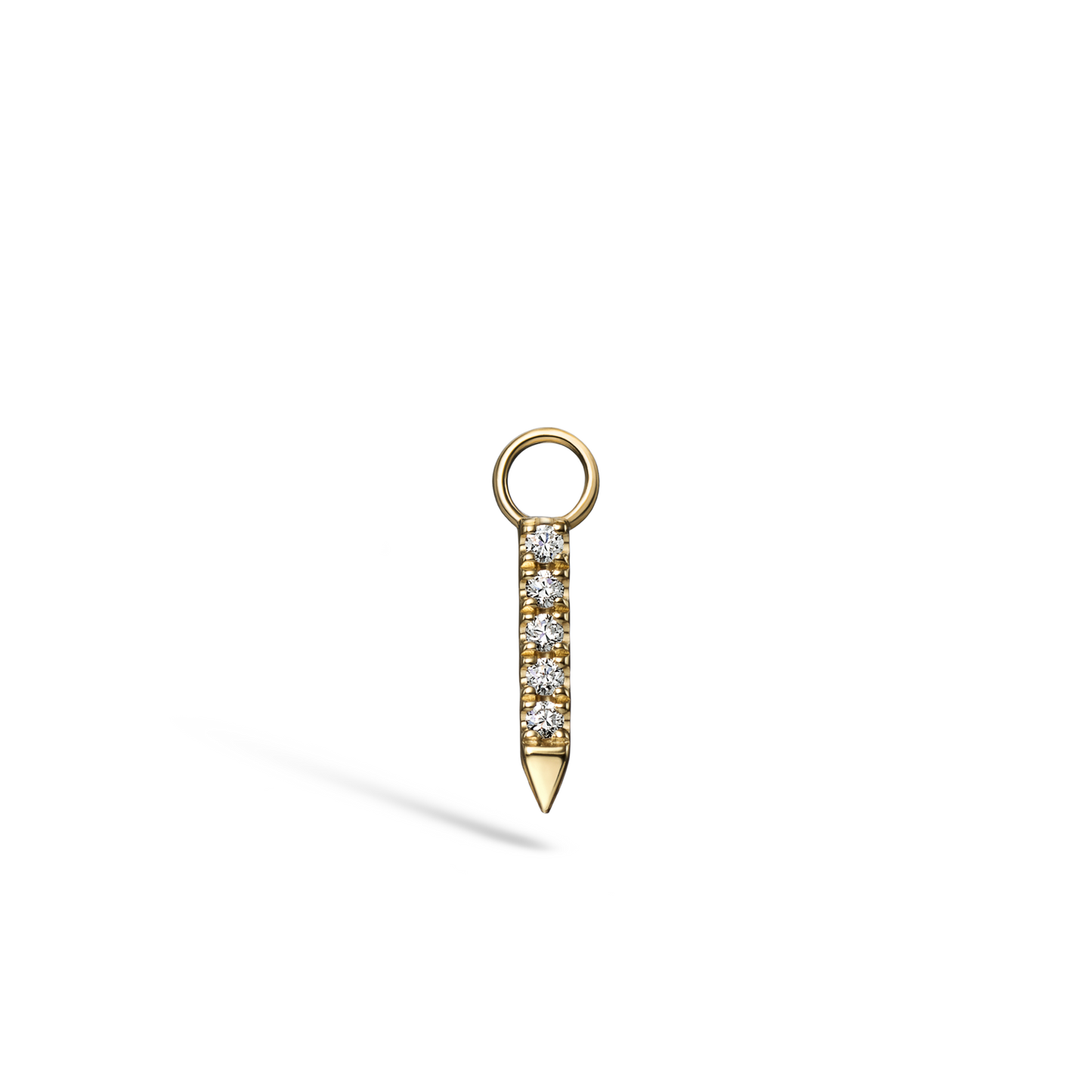 Diamond and Sapphire Eternity Bar Charm