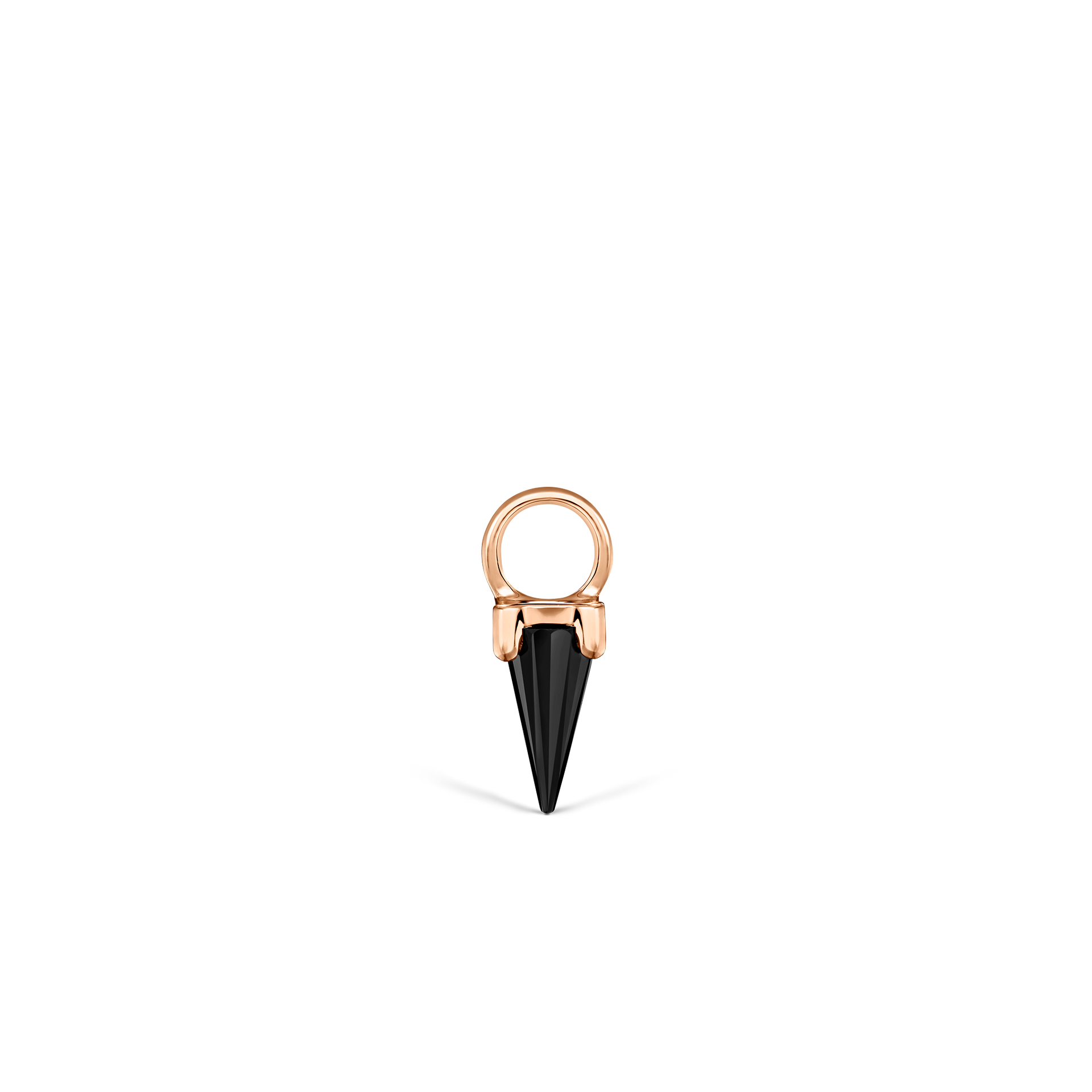 Black Moissanite Spike Charm – MARIA TASH