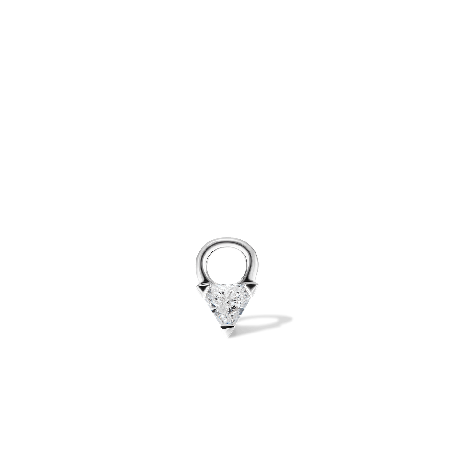 Diamond Triangle Charm
