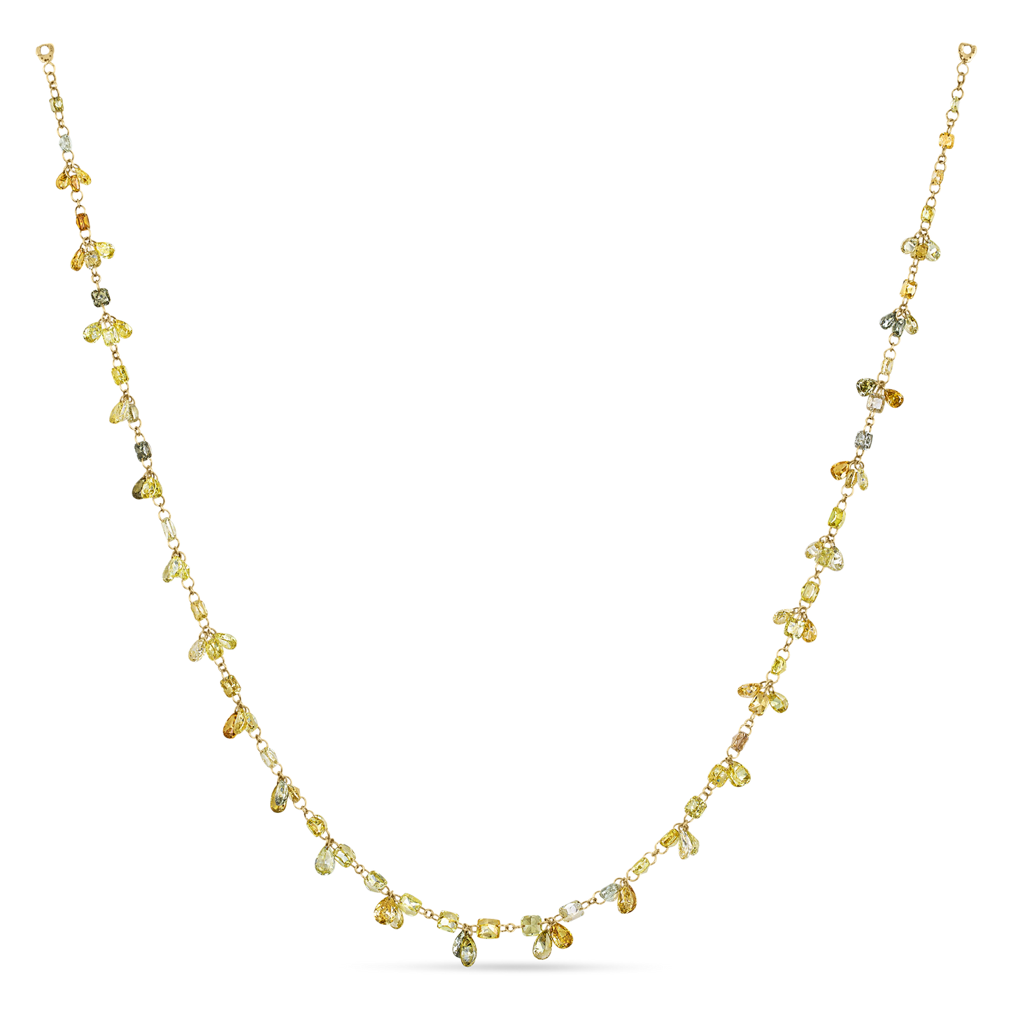 Fancy Diamond Ear-to-Ear Single Chain Charm