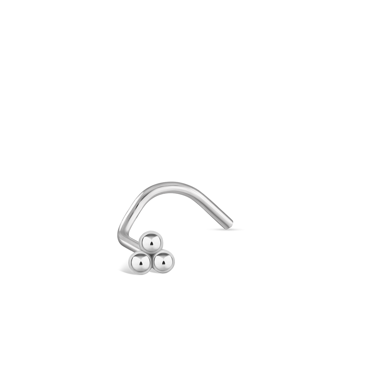 Three Ball Trinity Nostril Screw