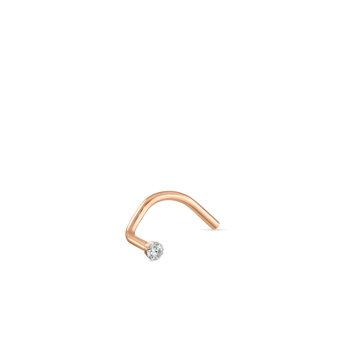 Invisible Set Diamond Nostril Screw