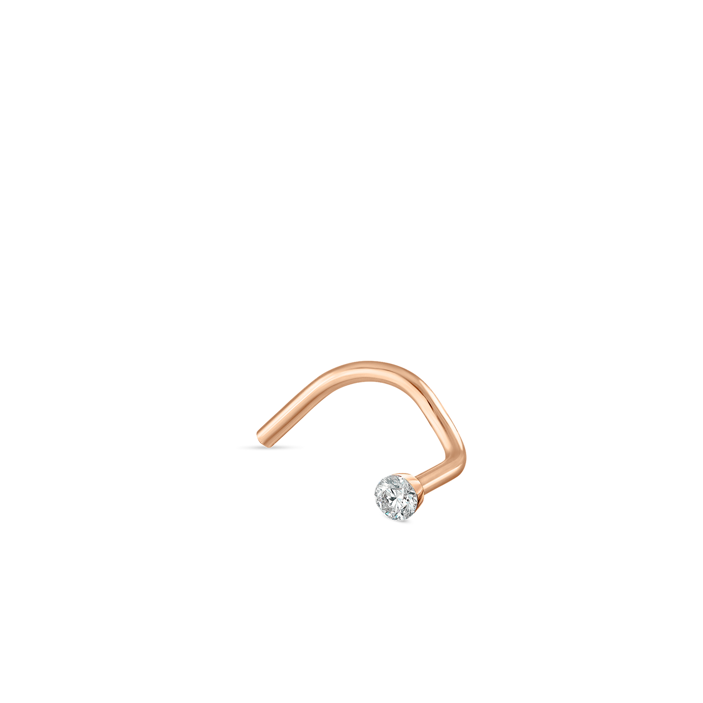 Invisible Set Diamond Nostril Screw
