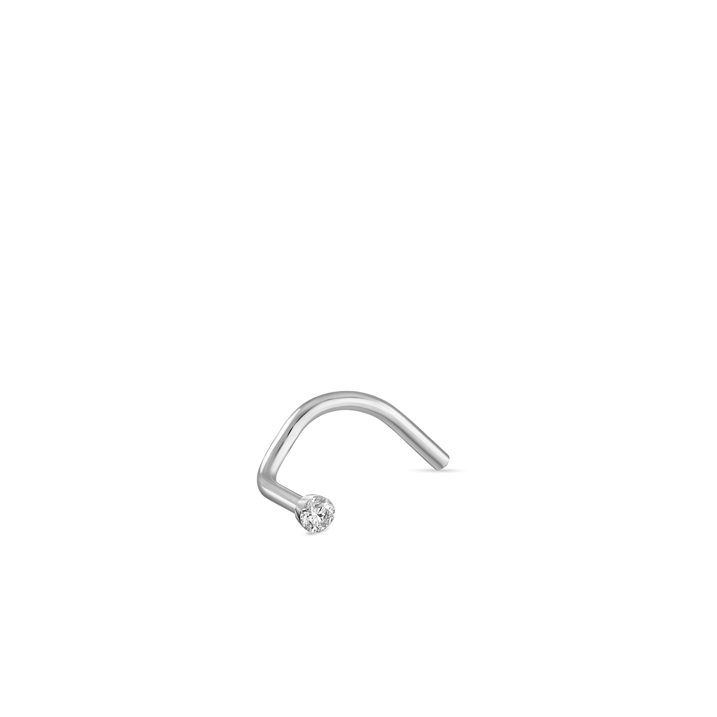 Invisible Set Diamond Nostril Screw