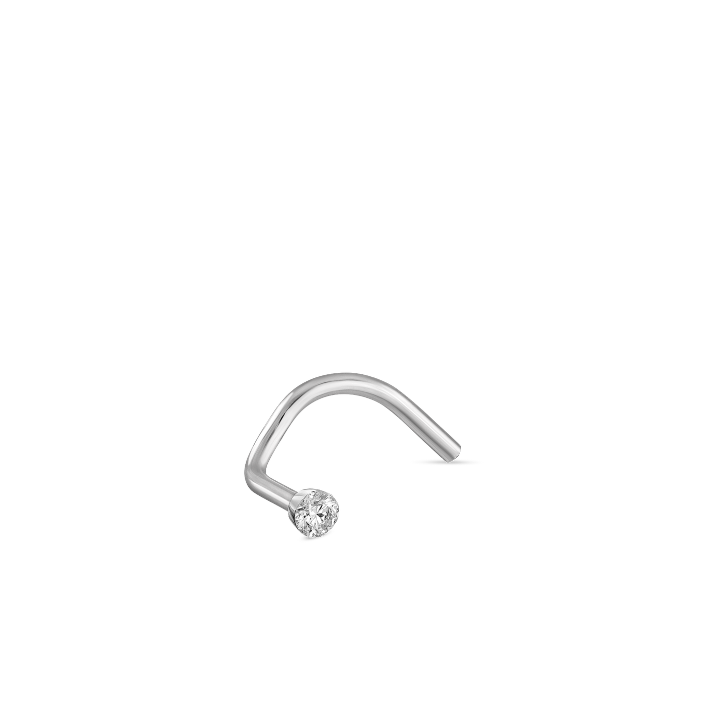 Invisible Set Diamond Nostril Screw