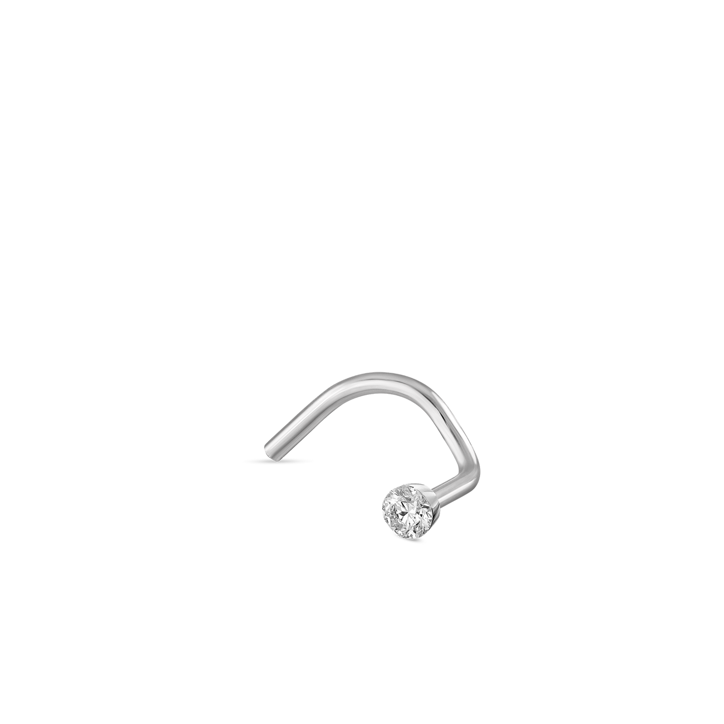 Invisible Set Diamond Nostril Screw