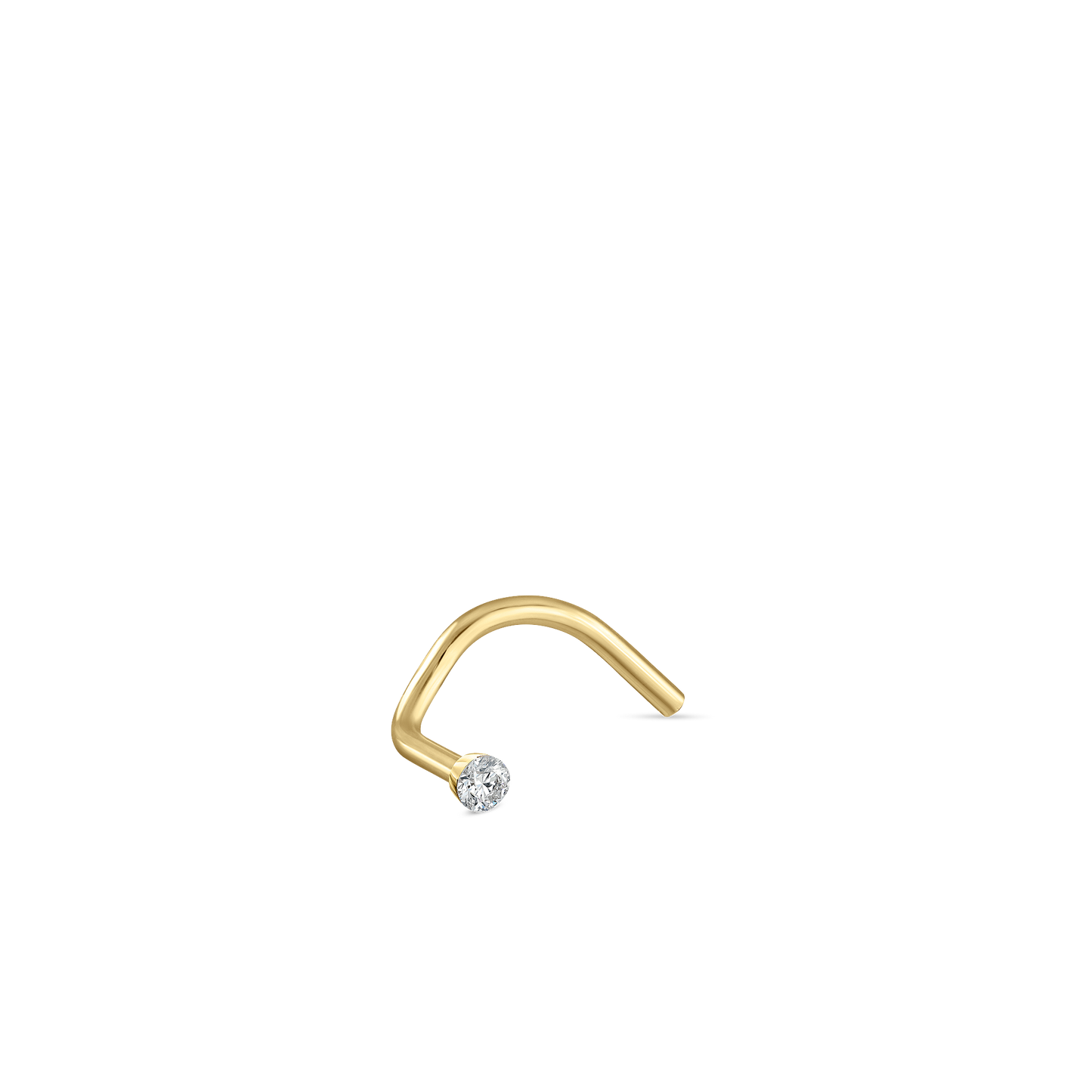 Invisible Set Diamond Nostril Screw