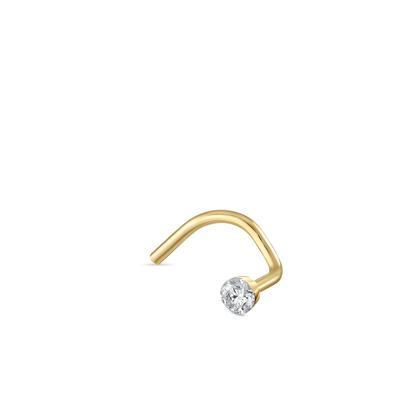 Invisible Set Diamond Nostril Screw