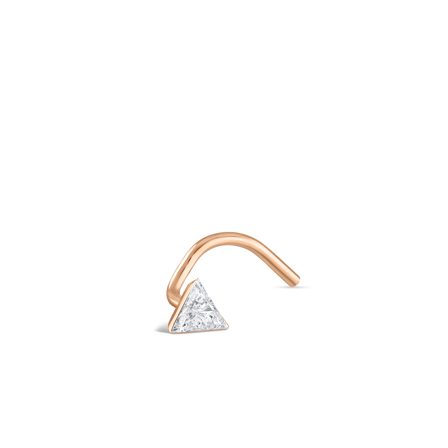 Invisible Set Triangle Diamond Nostril Screw
