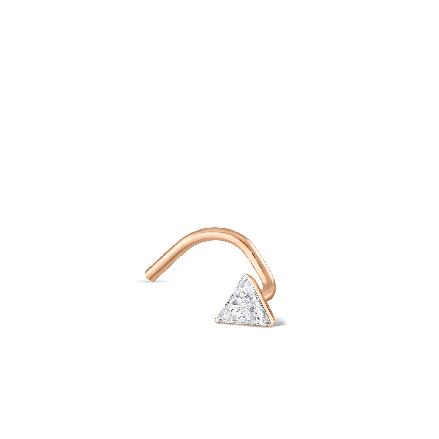 Invisible Set Triangle Diamond Nostril Screw