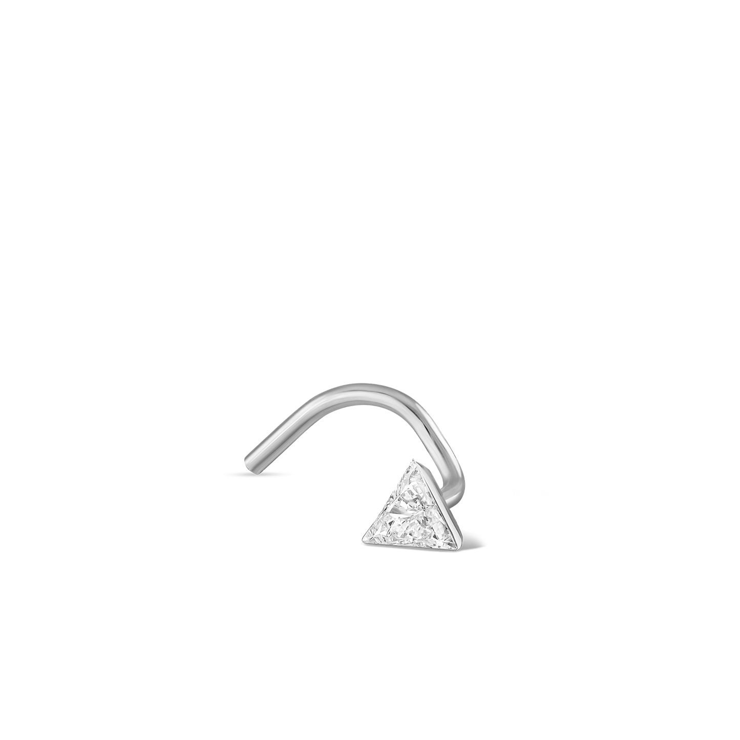 Invisible Set Triangle Diamond Nostril Screw