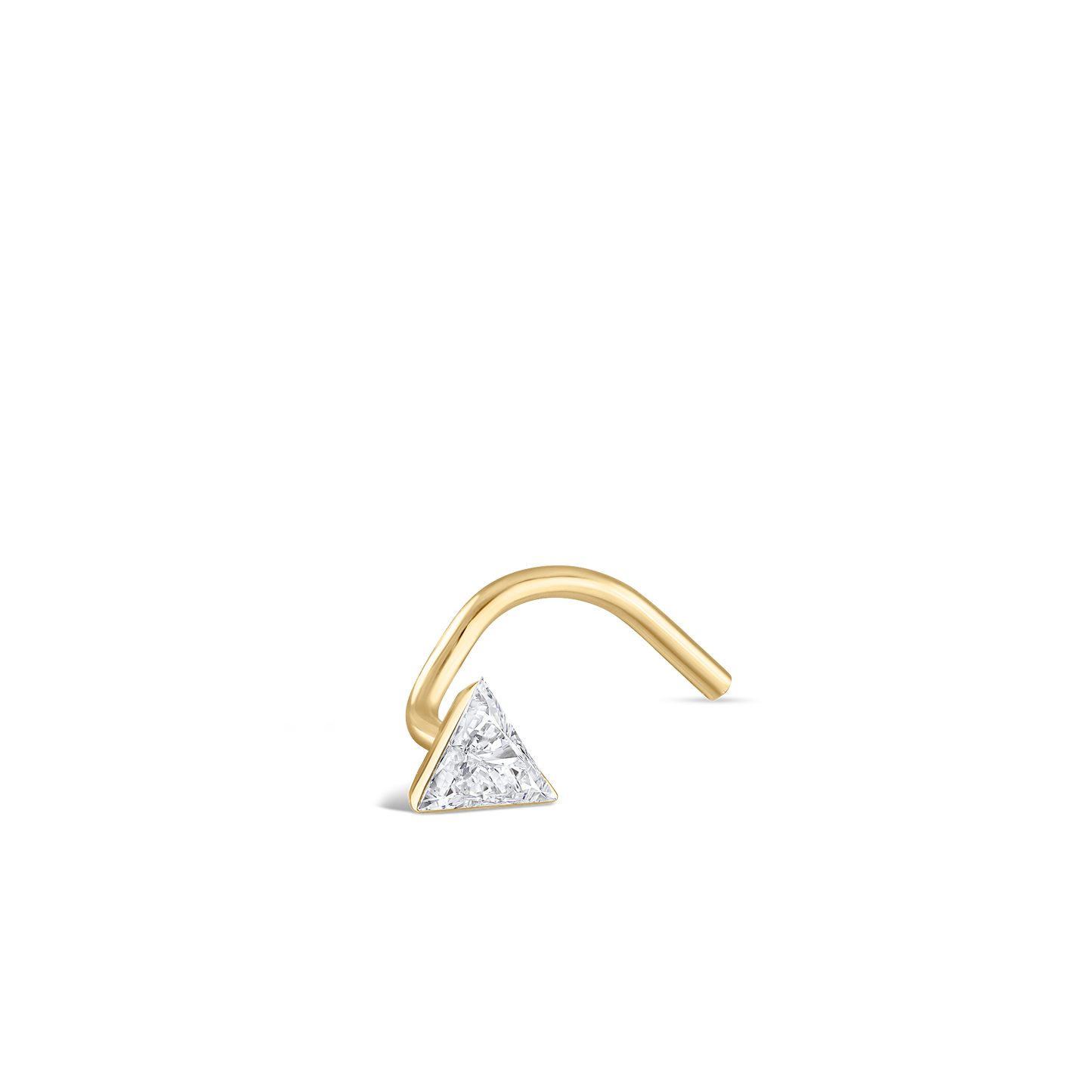 Invisible Set Triangle Diamond Nostril Screw