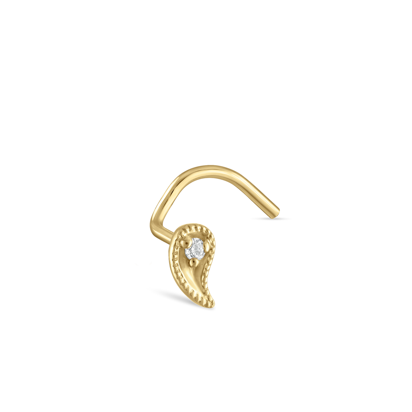 Diamond Paisley Nostril Screw