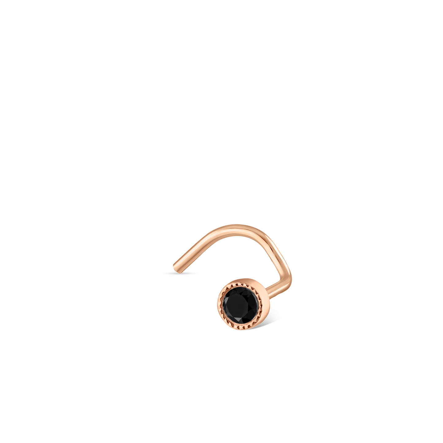 Black Diamond Scalloped Set Nostril Screw