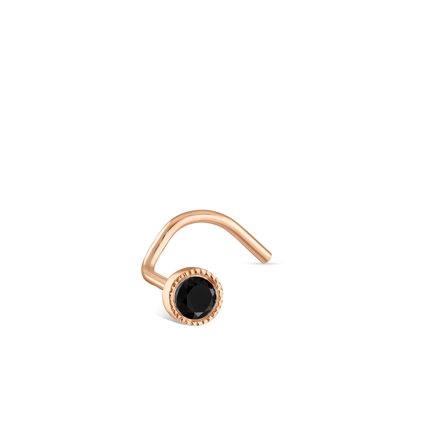 Black Diamond Scalloped Set Nostril Screw
