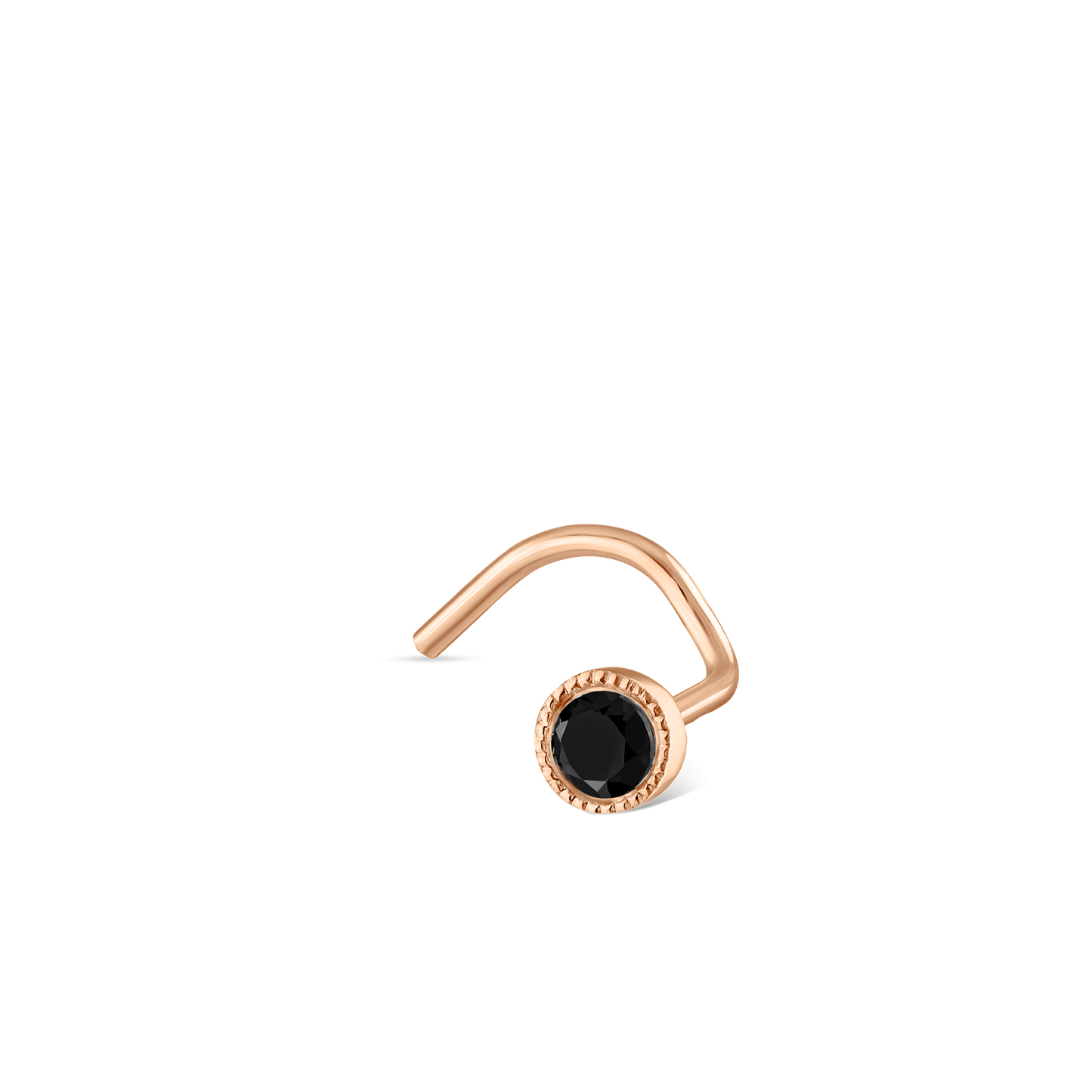 Black Diamond Scalloped Set Nostril Screw