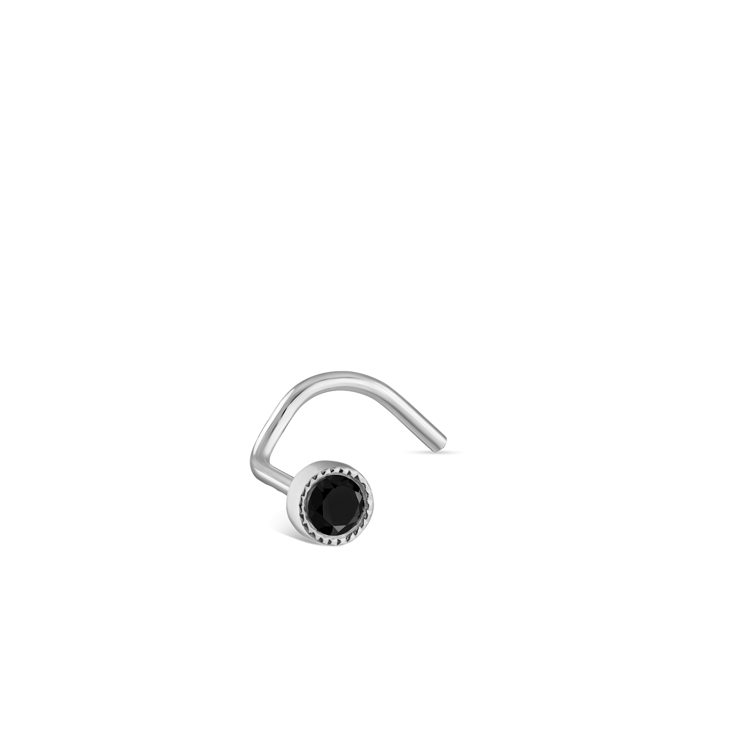 Black Diamond Scalloped Set Nostril Screw