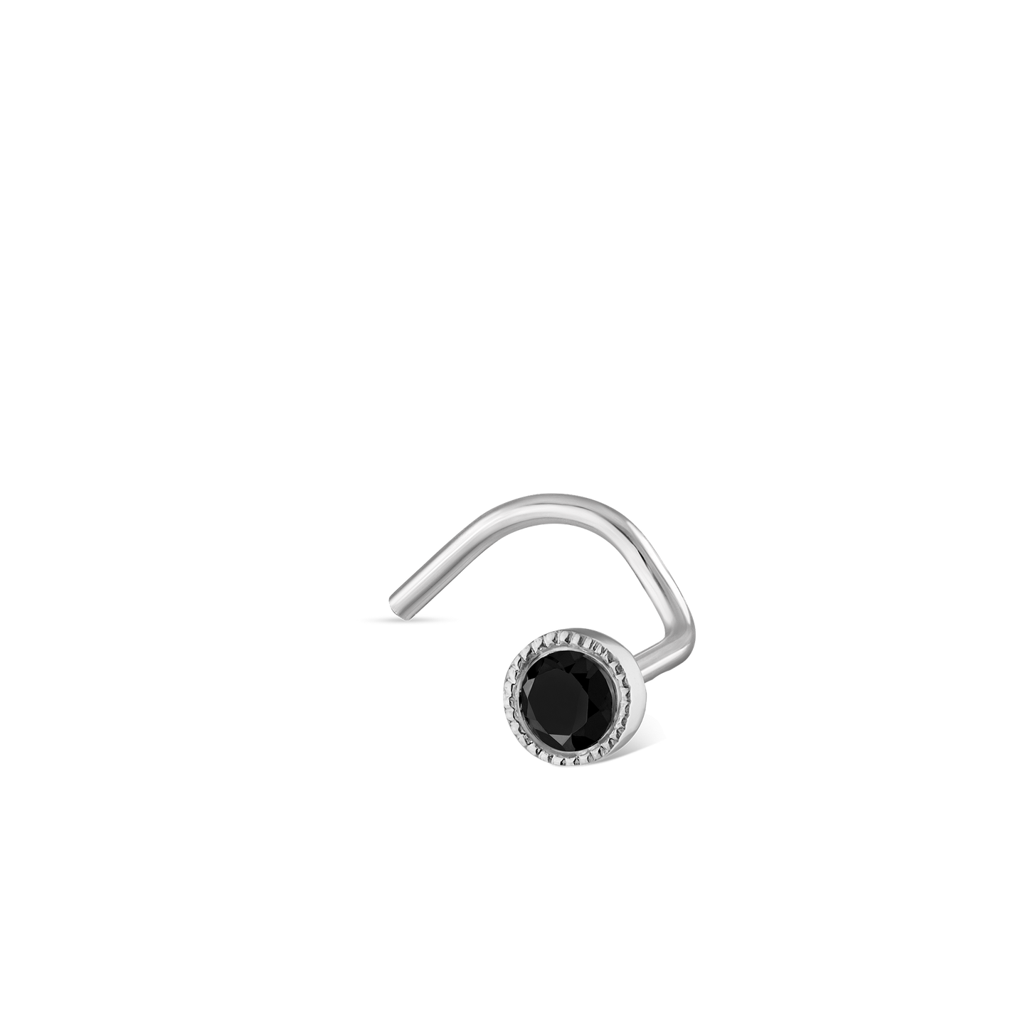 Black Diamond Scalloped Set Nostril Screw