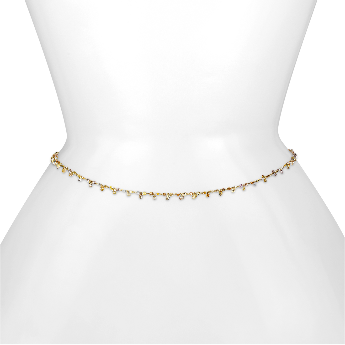 Fancy Diamond Waist Chain