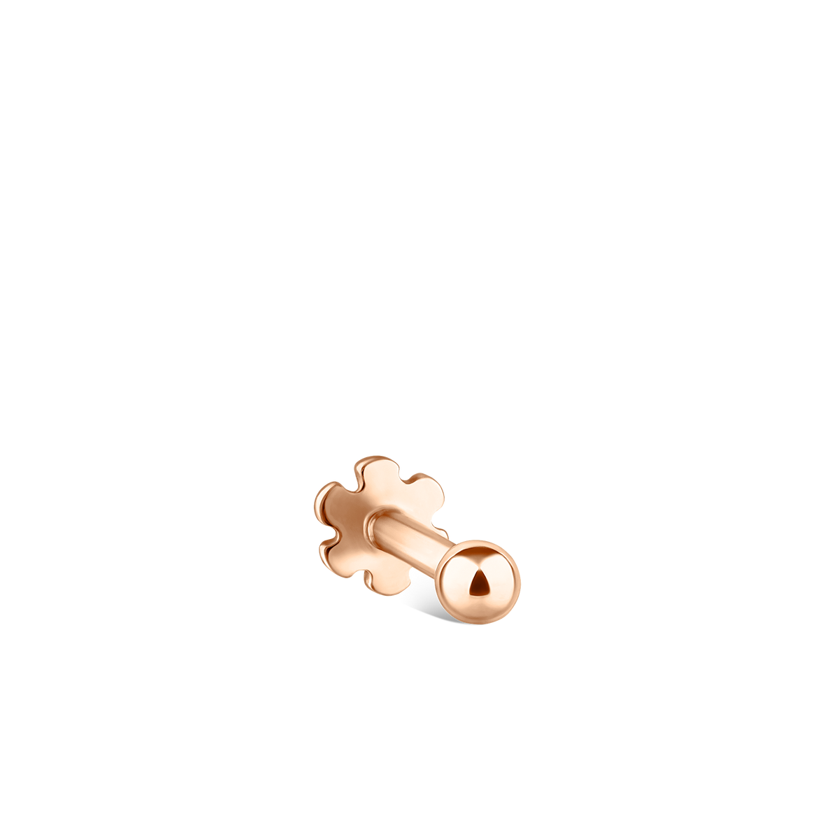 Ball Threaded Stud Earring