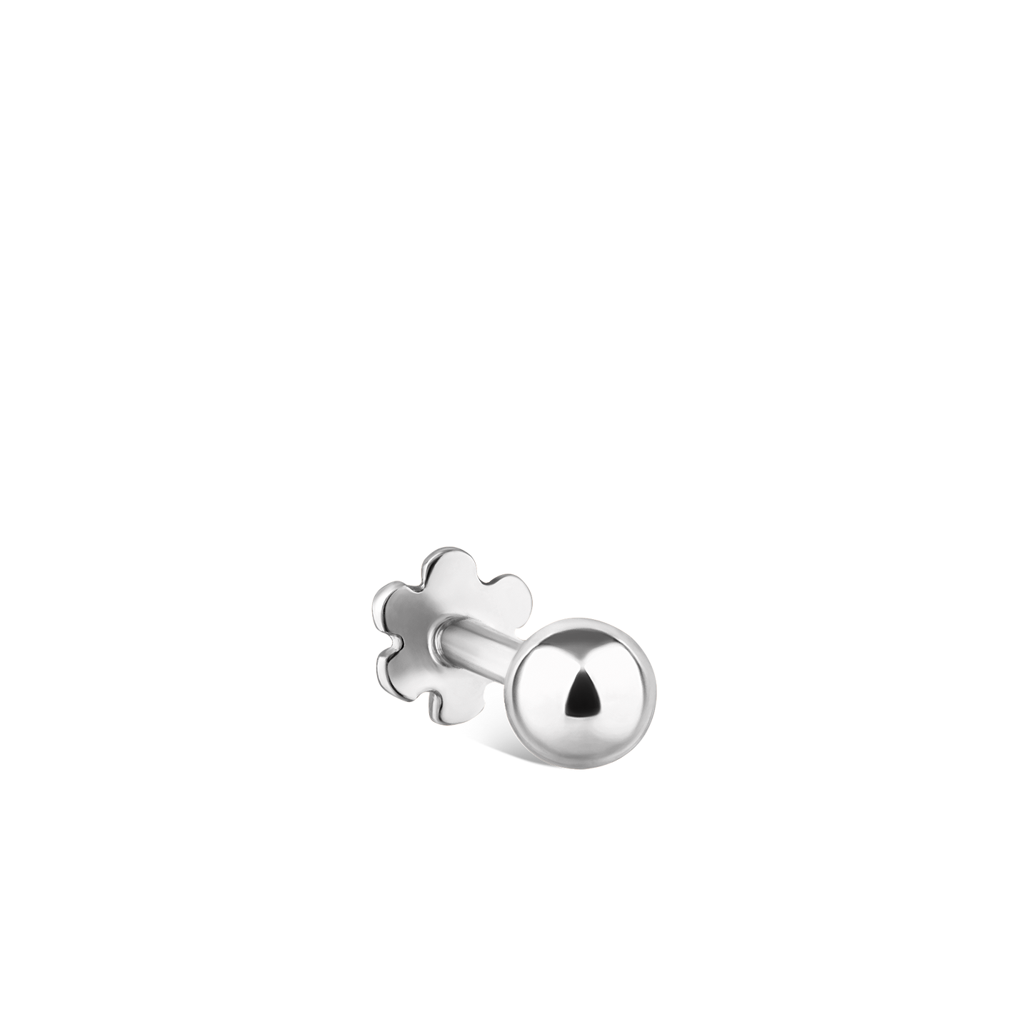 Ball Threaded Stud Earring