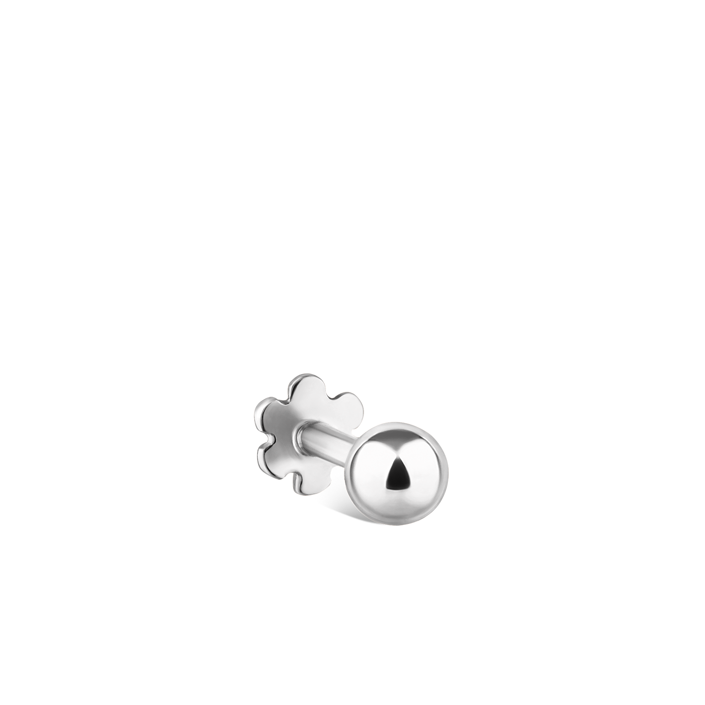 Ball Threaded Stud Earring