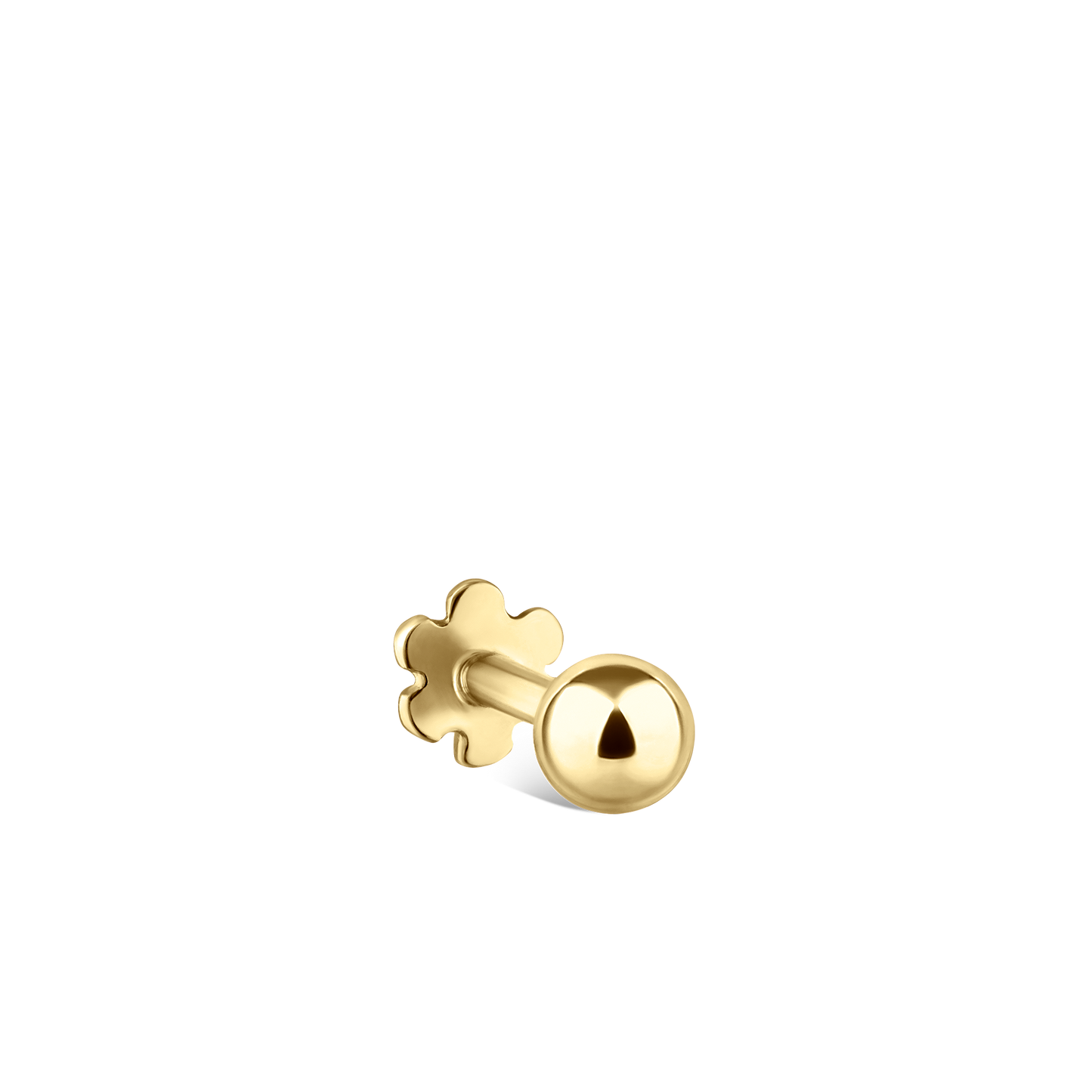 Ball Threaded Stud Earring